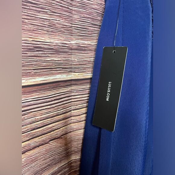 NWT Lulus Navy Blue Open Back Dress. Size X-Small. - Picture 7 of 9